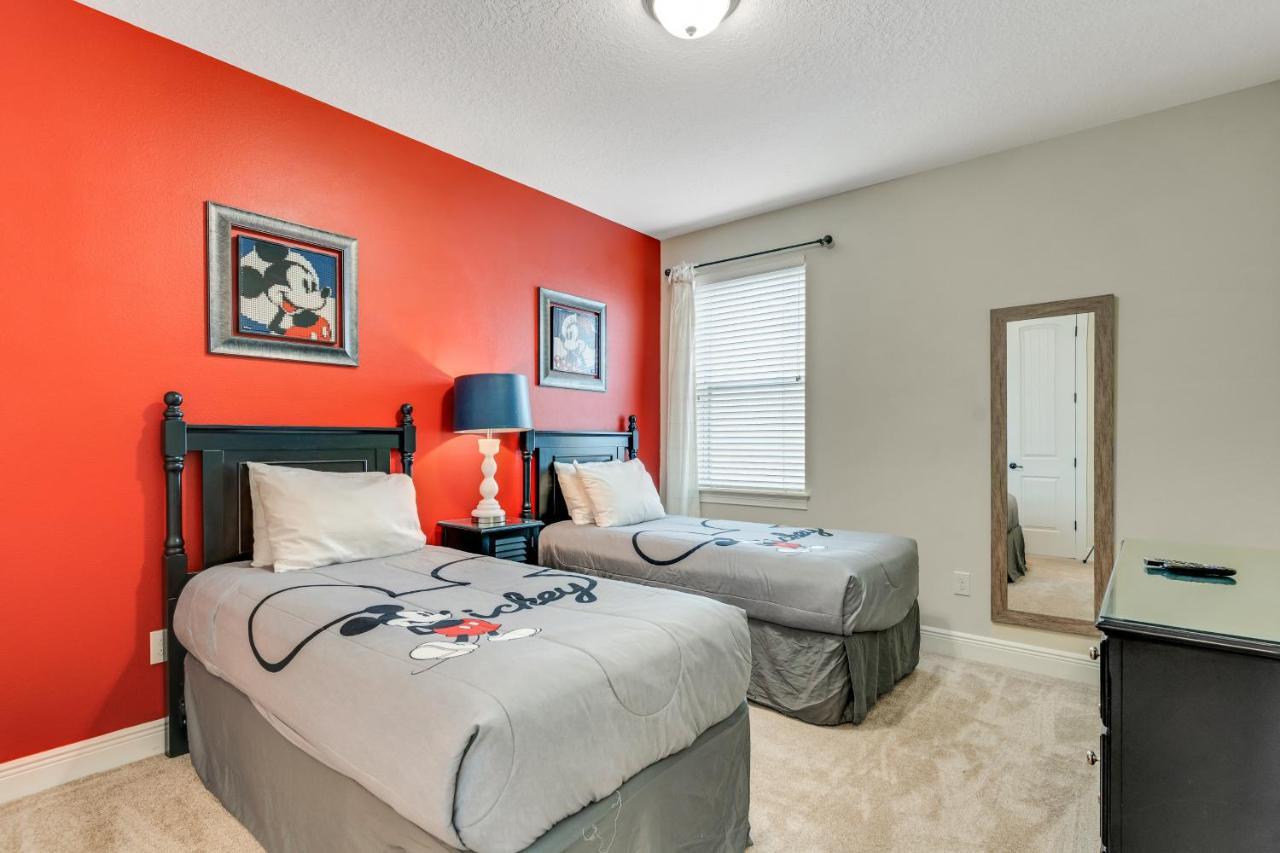 Huge 10 Bdr Family House With Arcades And Free Pool Heat Near Disney Orlando Eksteriør bilde