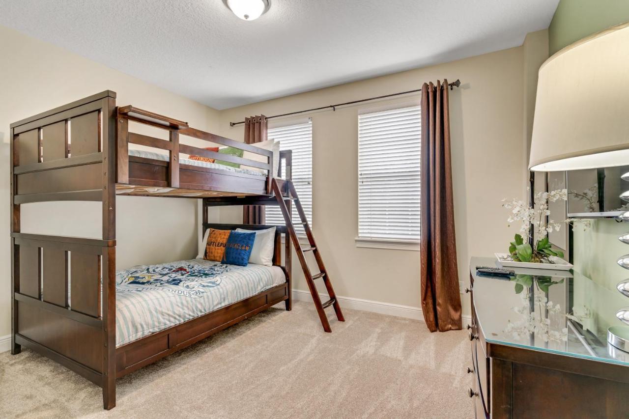Huge 10 Bdr Family House With Arcades And Free Pool Heat Near Disney Orlando Eksteriør bilde
