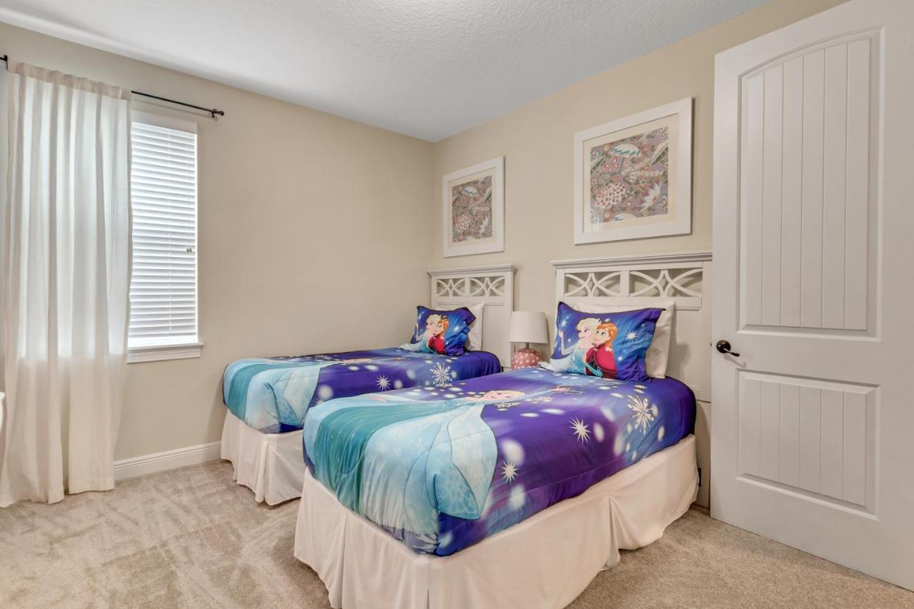 Huge 10 Bdr Family House With Arcades And Free Pool Heat Near Disney Orlando Eksteriør bilde